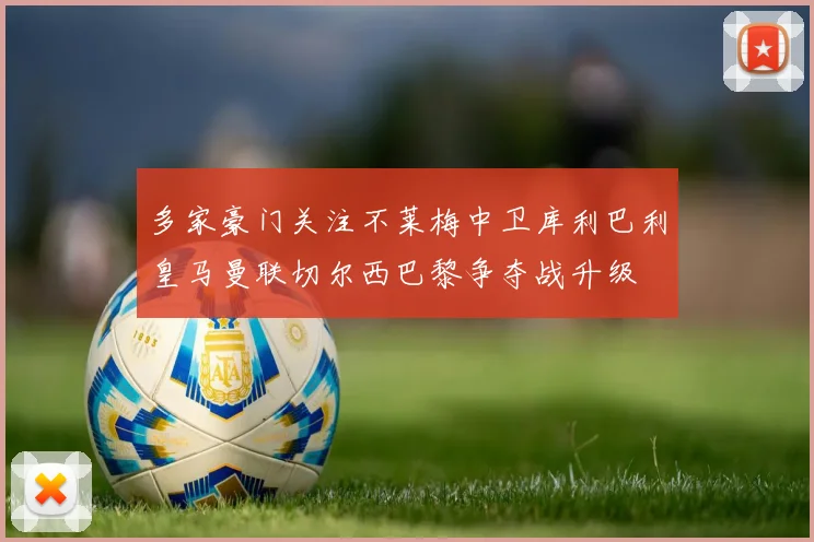 多家豪门关注不莱梅中卫库利巴利皇马曼联切尔西巴黎争夺战升级